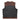 Back of Leatherick Brown Diamond Stitch Biker Vest