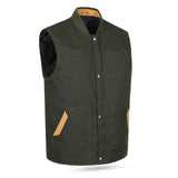 Men’s Durado Green Canvas Cotton Vest