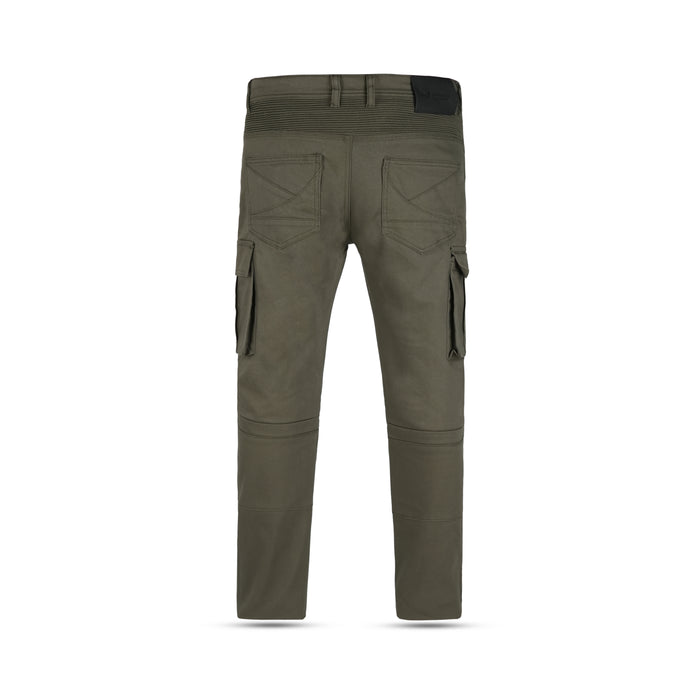 Leatherick Single Layer Olive Cargo Trouser - CE Certified