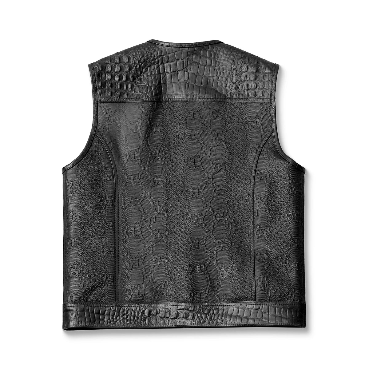 Custom leather vest gallery image