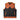 Mens Charcoal Denim Biker Waistcoat - Tan Thunder Yoke