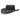Black Floral Plated Pattern Leather Hat