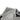 Men’s White Crocodile and Charcoal Denim Biker Vest