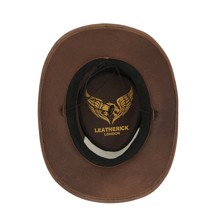 Floral Light Brown 1014 Hat
