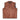 Leatherick Custom Diamond Stitching Tan Brown Vest in XL-EUR58