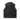 Men's Heartbeat Stitch Charcoal Denim & Leather Biker Waistcoat