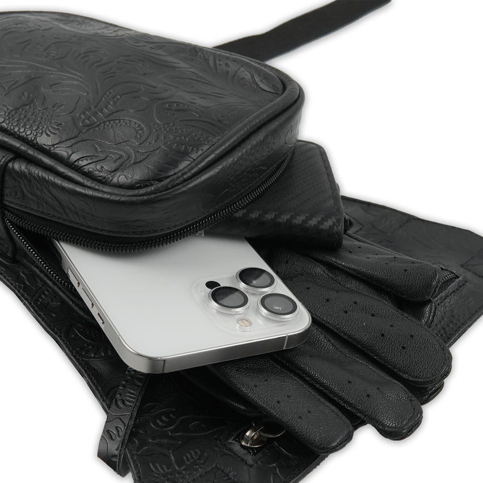 Motorcycle Leather Thigh Leg Bag