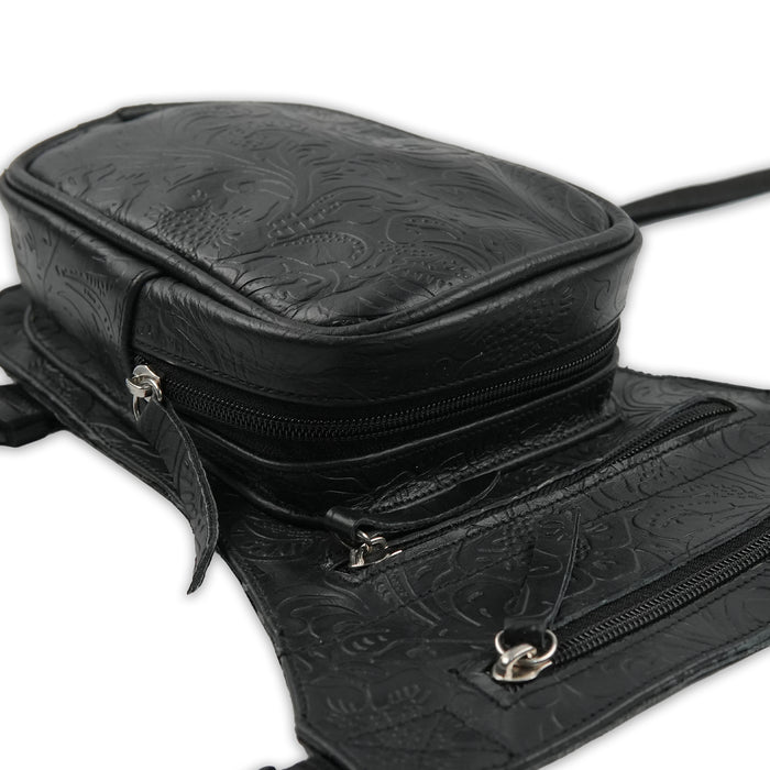 Motorcycle Leather Thigh Leg Bag