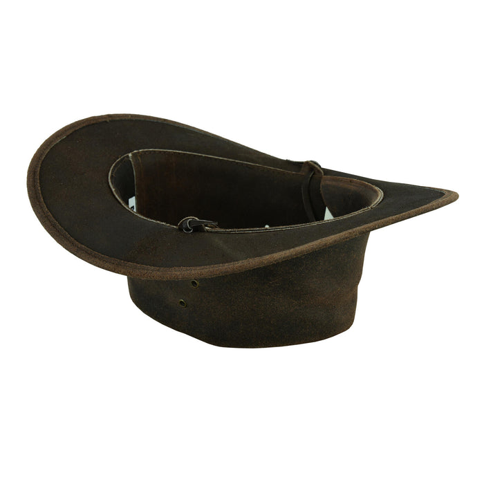 Leatherick Western Style Brown Cowboy Hat