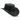 Black 1016 Floral Plated Pattern Leather Hat