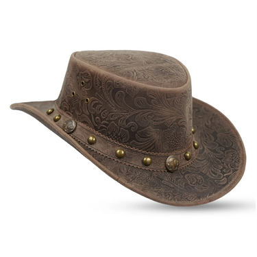 Floral Light Brown 1014 Hat