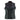 Front - Leatherick Womens SOA club vest with Red Heart Stitch