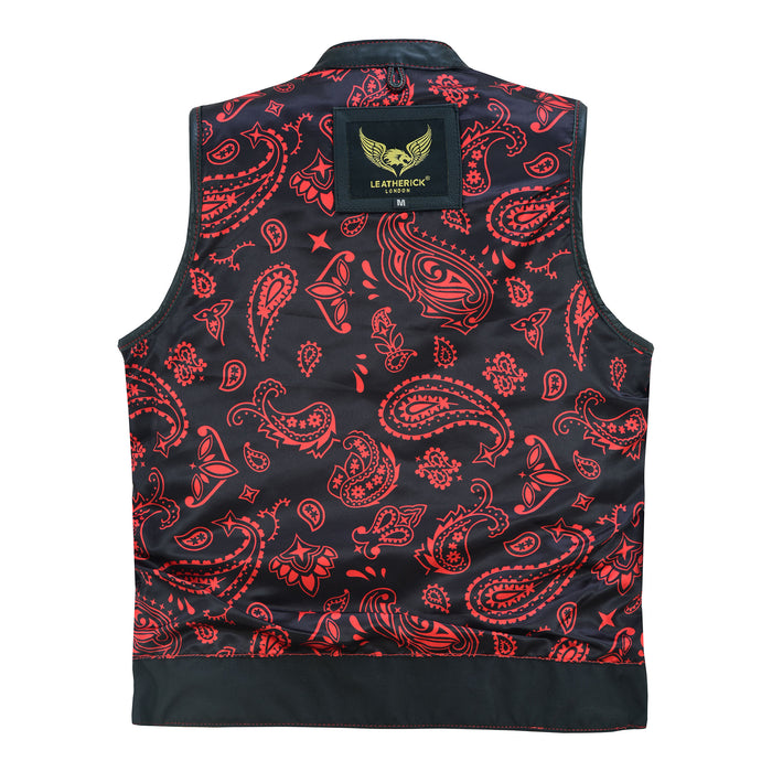 Womens SOA club vest with Red Heart Stitch