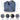 Men's Faded Denim Motorcycle Vest
