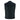 SOA Collarless Black biker Vest