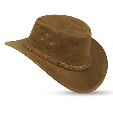 Leatherick Suede Leather Cowboy Hat