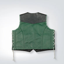 Custom Classic Premium Leather Biker Waistcoat for Men