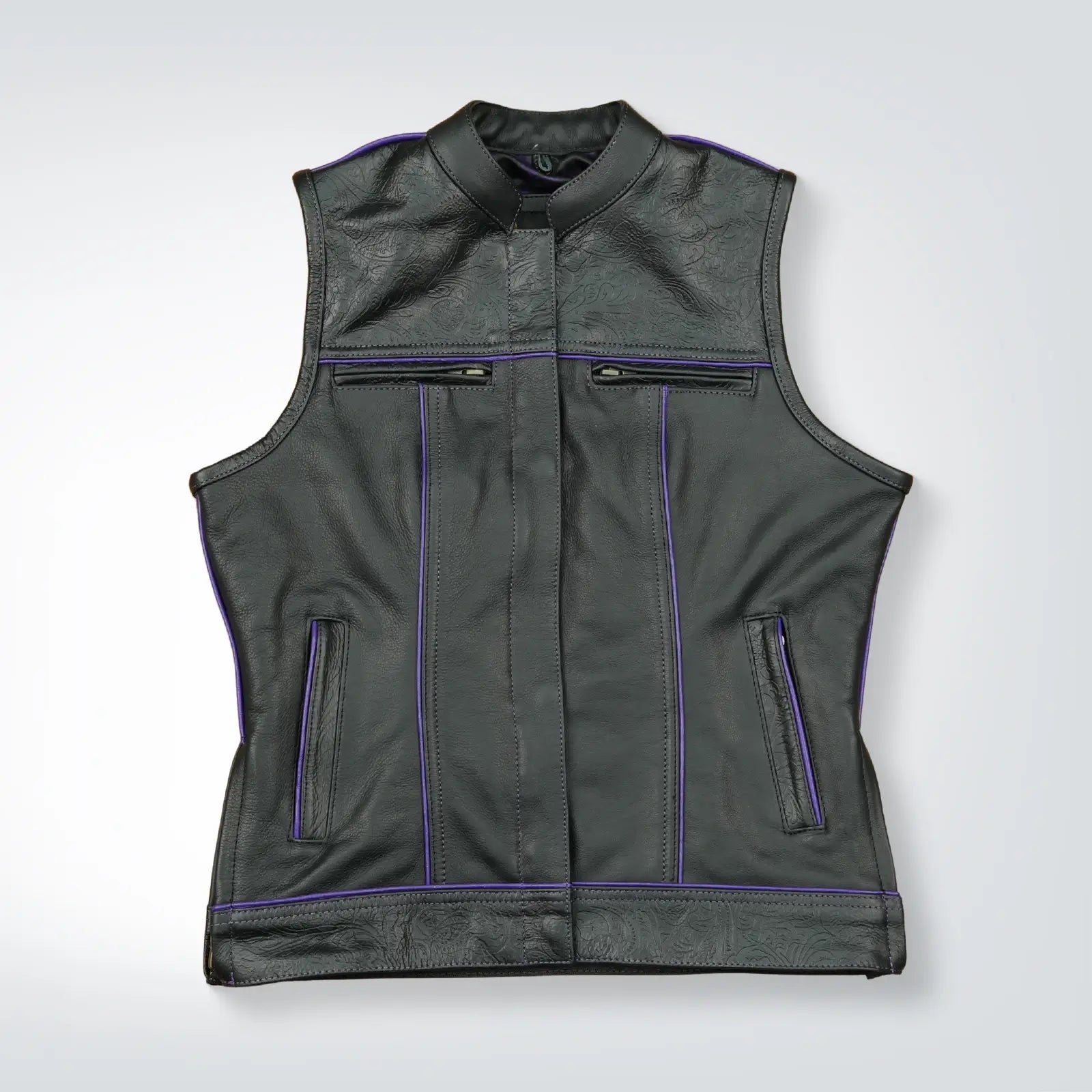 Damen SOA Style Custom Biker Weste