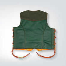 Custom Classic Premium Leather Biker Waistcoat for Men