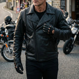 Custom MC Men Leather Jacket