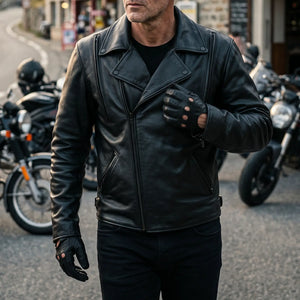Custom MC Men Leather Jacket