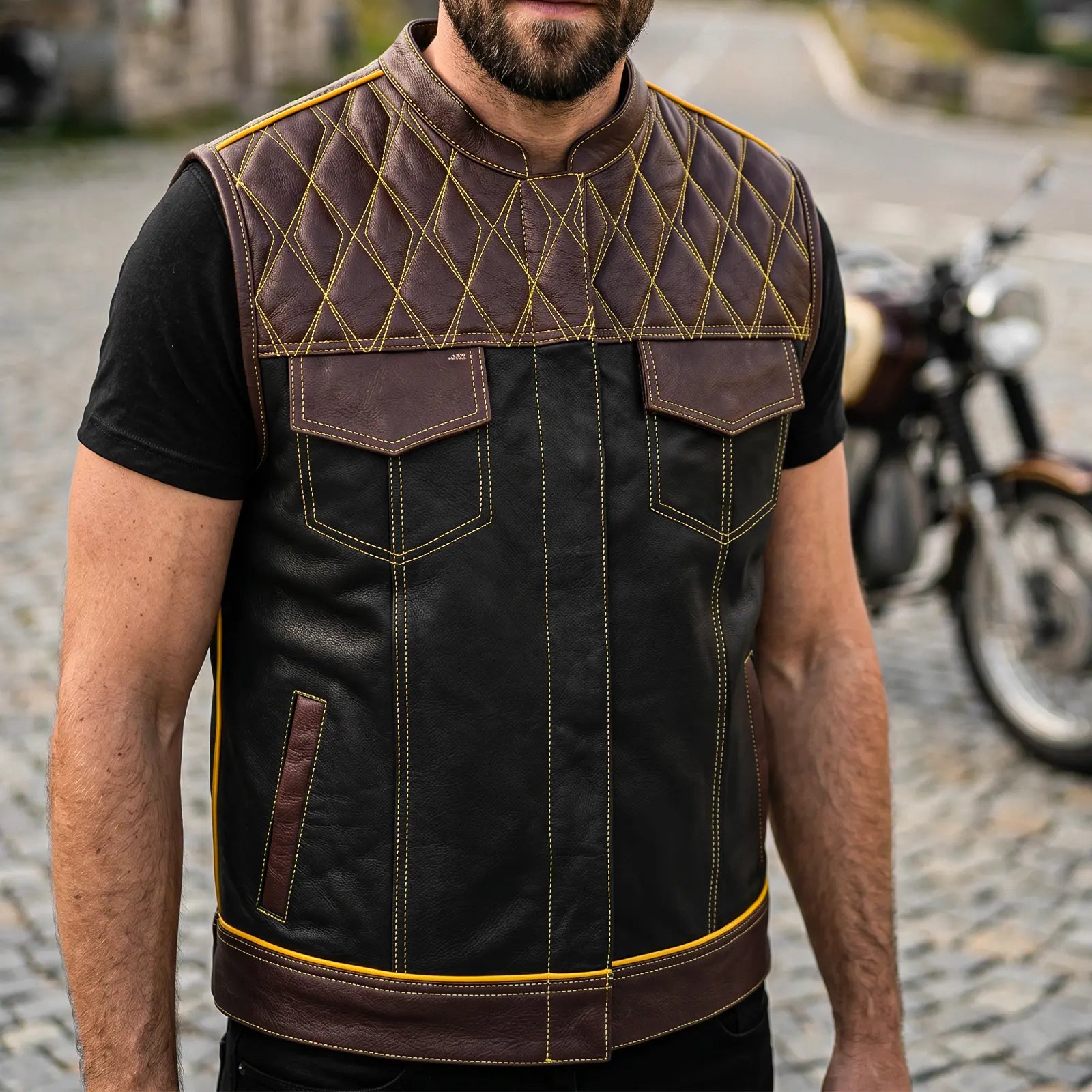 Men's Custom SOA Biker Vest
