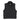 Leatherick Fur Collar Black Denim Motorcycle Vest