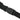 Close-up of a black adjustable nylon strap with a sturdy plastic buckle for a leather biker leg bag.