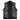 Inner view of USA SOA7 Premium Waistcoat with black satin polyester and white paisley print.