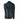 Side view of USA SOA7 Premium Waistcoat with black threaded stitching and premium cow leather.