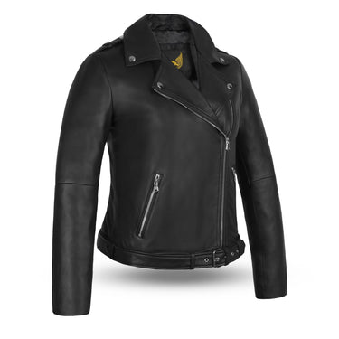 Leatherick Brando Lederjacke Damen Schwarz