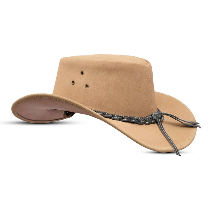 Leatherick Suede Bush Leather Hat
