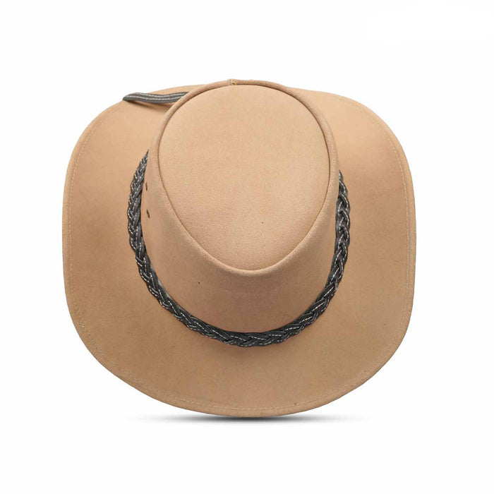 Leatherick Suede Bush Leather Hat