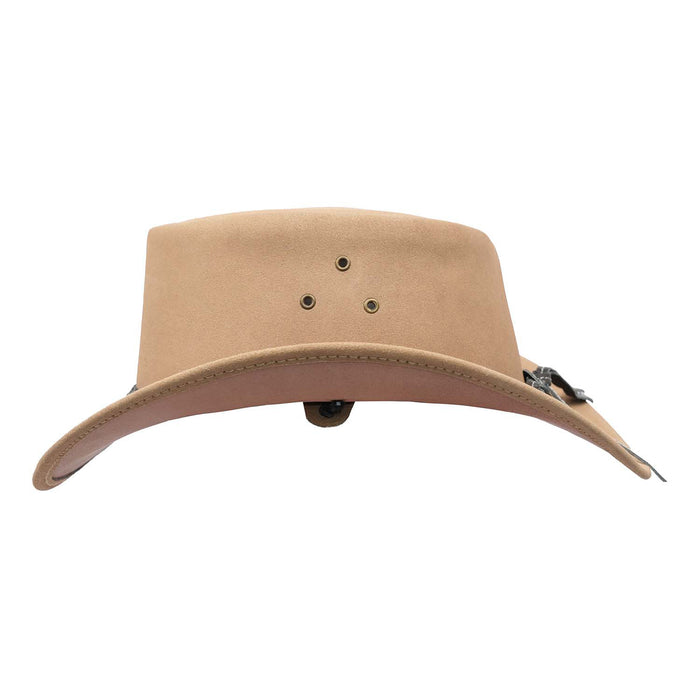 Leatherick Suede Bush Leather Hat