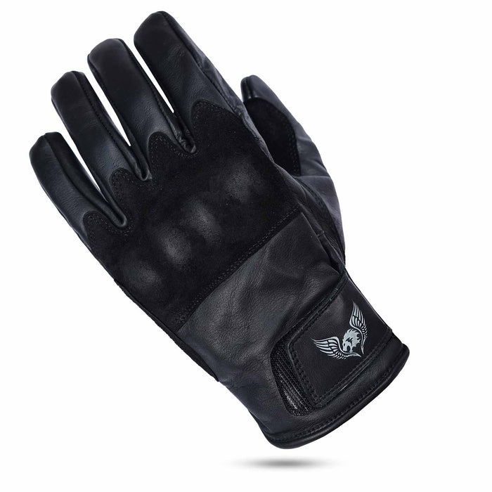 Close-up of Thunder Grip Gloves in use, highlighting suede grip panels and ergonomic fit on hands.