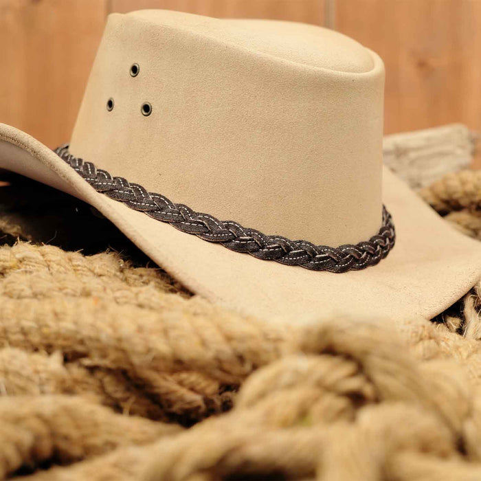 Leatherick Western Style Leather Bush Hat